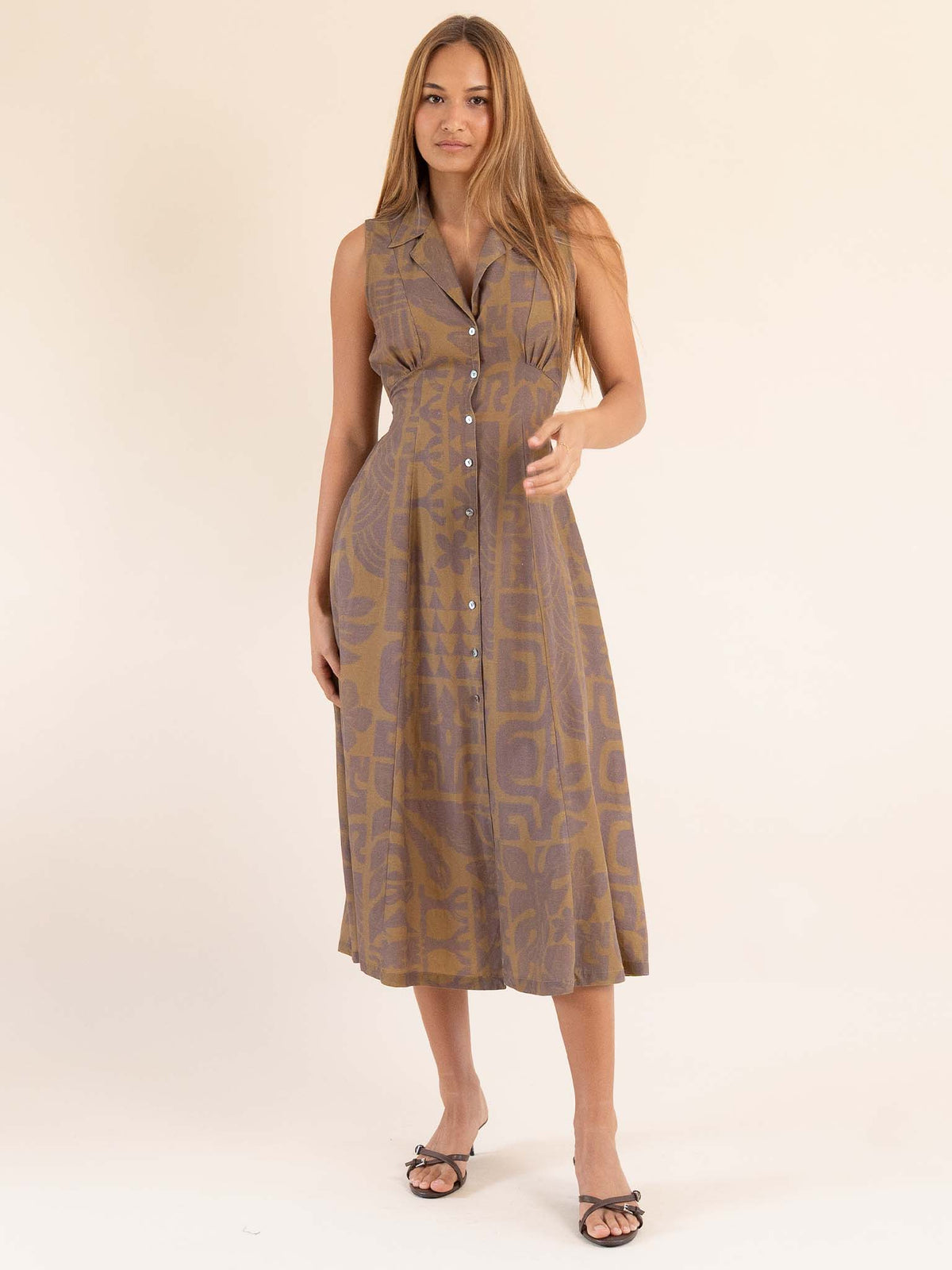 Pivai Button Dress