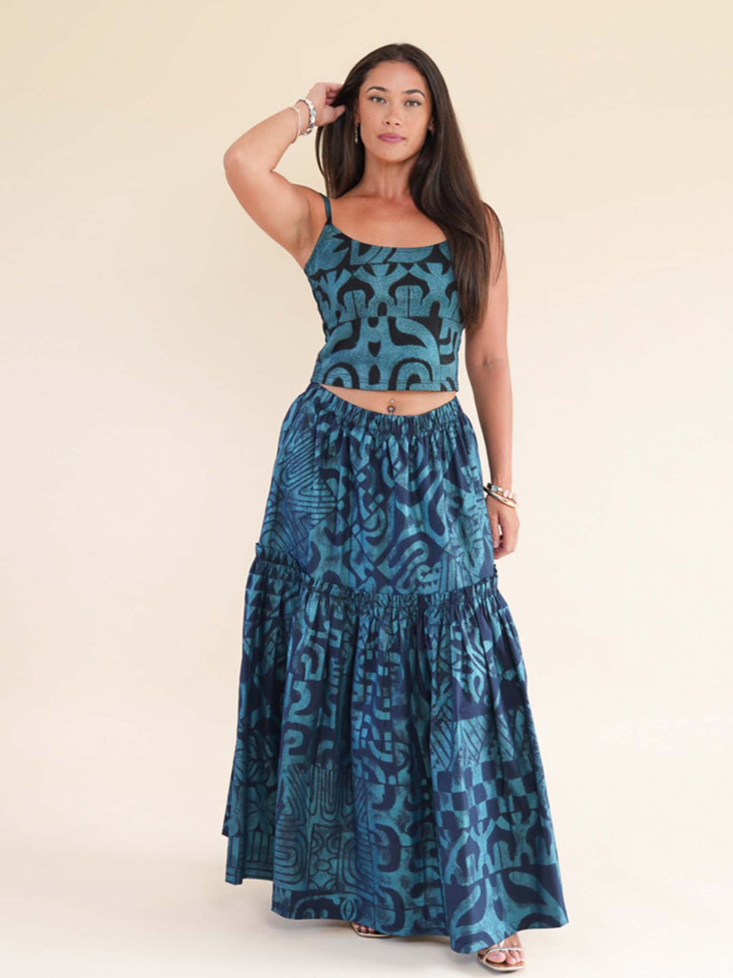 Hunaarii Drop Waist Top