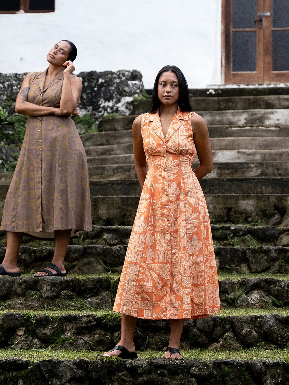 Pivai Button Dress